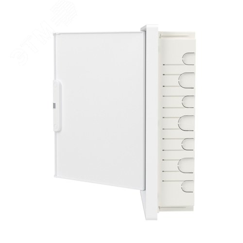 Щиток 24 мод встраиваемый Фрейм (FRAME), белый, с белой дверцей, с 4 шинами PEN (2шт на 8 отв. и 2шт на 6 отв) - фото 6