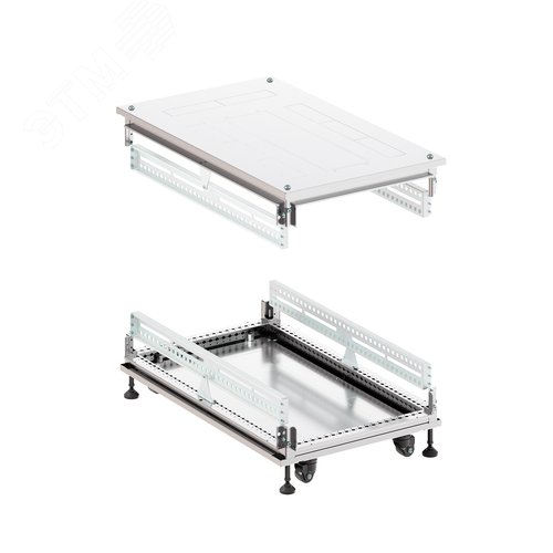 Комплект крыша-основание преперфорированные IT-CQE600x800, RAL7035 - фото 2