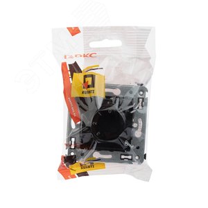 Avanti Механизм управления вентиляторами в стену, Черный квадрат - фото 5