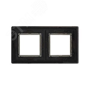 Рамка из алюминия, ''Avanti'', черная, 4 модуля - фото 3