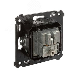 Avanti Розетка TV-FM-SAT в стену,  Черный квадрат - фото 4