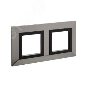 Рамка из металла, ''Avanti'',  никелированная, 4 модуля - фото 2