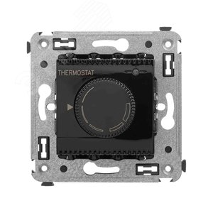 Avanti Термостат для теплых полов в стену         Черный квадрат - фото 1