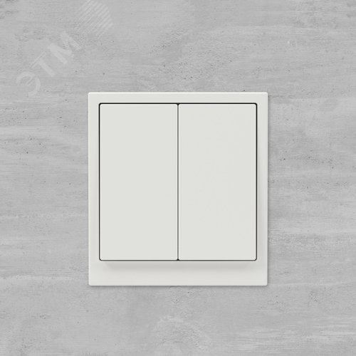 Инвертор двухклавишный, KANT, белый песок - фото 6