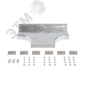 Изображение товара Ответвитель DPT Т-образный горизонтальный 500х50 в комплекте крепежные элементы соединительные пластины (упак)