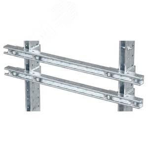 Комплект монтажных профилей на раму для крепления 2 оболочек одного типоразмера с видом защиты Ex d, горячеоцинкованный, длина 800мм - фото 1