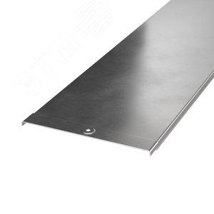 Крышка с заземлением на лоток осн.100мм, толщ. 1,5мм, L 3000, алюминий - фото 1