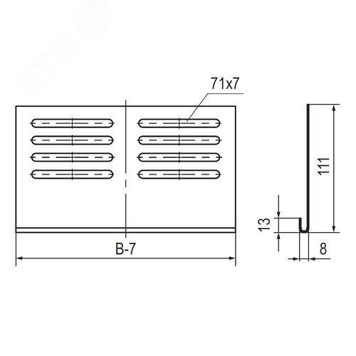 Ограничитель защитный RP основание 150 мм - фото 2