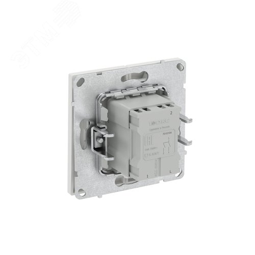 Выключатель двухклавишный, KANT, белый песок - фото 5