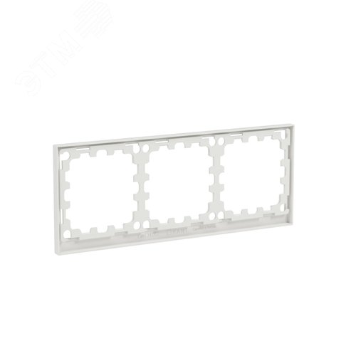Рамка 3 поста IP44, KANT, белый песок - фото 3