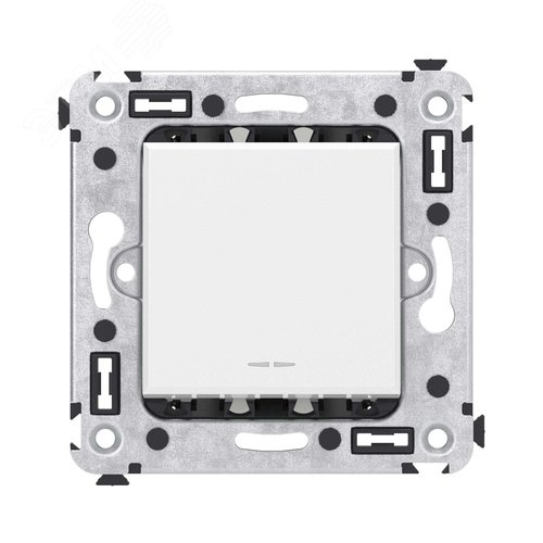 Avanti Переключатель одноклавишный в стену, ''Белое облако'' - фото 1