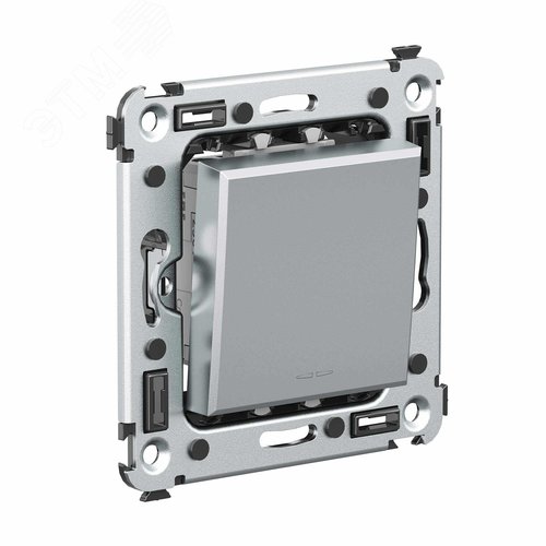 Avanti Выключатель одноклавишный, в стену Закаленная сталь - фото 2