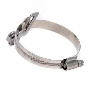 Хомут для заземления металлорукава и жестких труб 50-70 мм, нержавеющая сталь - фото 2