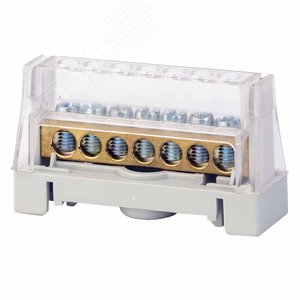 Изображение товара Колодка клеммная соединительная 1р 11х5.3мм серая (шт)