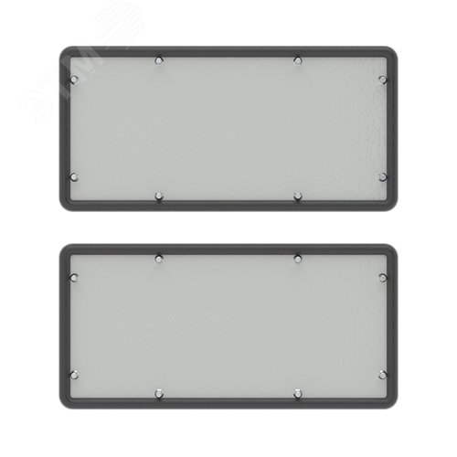 Фланцы крыши и основания для корпусов RAM fit, ШхГ 450х250/300 мм, комплект - 2 шт. - фото 2