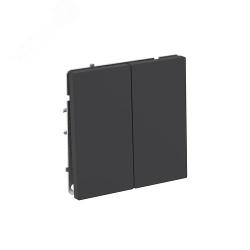 Кнопка двухклавишная, KANT, черный уголь - фото 2