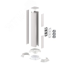 Заглушка торцевая запасная серый металлик для 09591/09581/09571 - фото 3