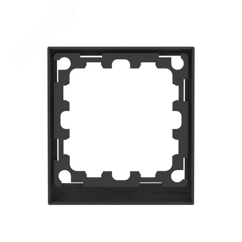 Рамка 1 пост IP44, KANT, черный уголь - фото 5
