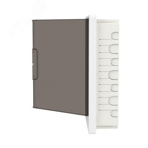 Щиток 24 мод встраиваемый Фрейм (FRAME), белый, с тонированной дверцей, с 4 шинами PEN (2шт на 8 отв. и 2шт на 6 отв.) - фото 6