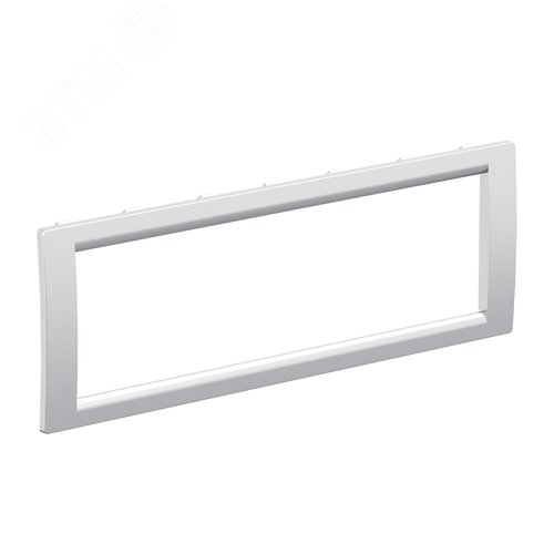 Рамка универсальная на 6 модулей, цвет серый металлик - фото 1