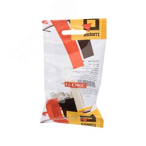 Компьютерная розетка RJ-45 модульная, кат.6 экранированная, Avanti, ванильная дымка, 1 модуль - фото 5