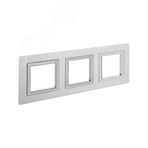 Рамка из алюминия, ''Avanti'', серая, 6 модулей - фото 2