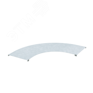 Крышка на угол 90 градусов основание 200мм R=660мм горячеоцинкованная - фото 1