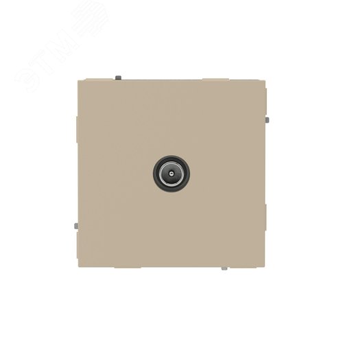 Розетка TV оконечная, KANT, ванильный марципан - фото 1