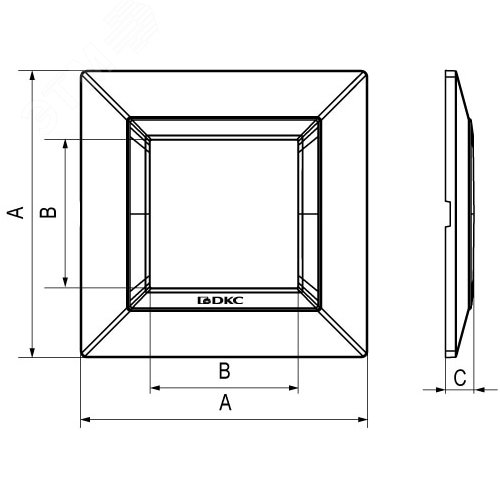 Рамка из металла, ''Avanti'', графитовая, 2 модуля - фото 6