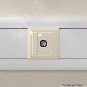 Avanti Розетка TV оконечная модульная,  Ванильная дымка, 1 модуль - фото 5