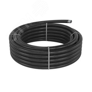 Металлорукав DN 26мм в ПВХ изоляции Dвн 26,5 мм   Dнар 31,5 25 м цвет чёрный - фото 3