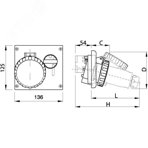 Трансформатор тока CT30 500A, класс 0.5, 10ВА - фото 2