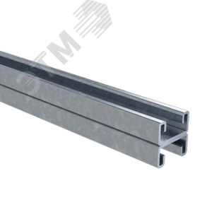 Профиль С-образный двойной 41х21 L=300 толщина 2.5мм горячеоцинкованный - фото 1