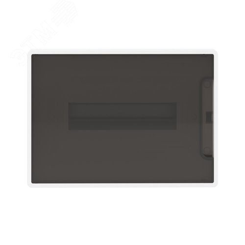 Щиток 12 мод встраиваемый для полых стен Фрейм (FRAME), белый, с тонированной дверцей, с 2 шинами PEN на 6 и 8 отв. - фото 2