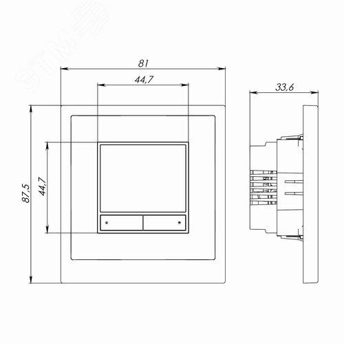 Терморегулятор, умный дом Standard (IoT), KANT, черный уголь - фото 7