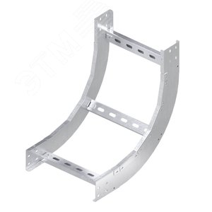 Угол вертикальный внутренний 90 градусов 80х500 R600 горячеоцинкованный в комплекте крепежные элементы соединительные пластины - фото 1