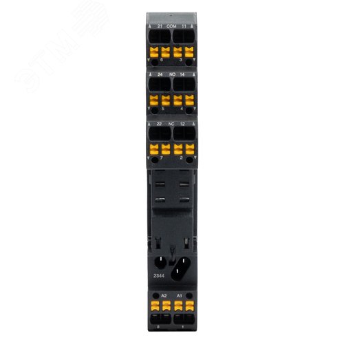 Колодка c клеммами push-in для реле на 2 группы IR-24DC/230AC-2CO - фото 4