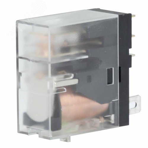 Реле миниатюрное промышленное, 1CO, коммутируемый ток 12 А, AgSnO, напряжение 24V DC, опция – светодиод - фото 2