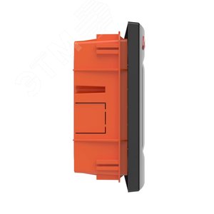 Щит распределительный встраиваемый 8 модулей IP41 черный - фото 2