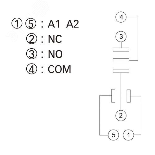 Колодка c винтовыми клеммами низкопрофильная для реле IR на 1 группу контактов - фото 6