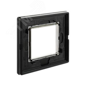 Рамка из алюминия, ''Avanti'', черная, 2 модуля - фото 4