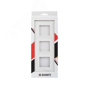 Рамка из металла, ''Avanti'', белая, 6 модулей - фото 5