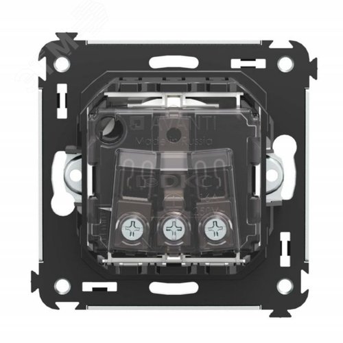 Avanti Розетка в стену, 2P+E, с защитными шторками, ''Белое облако'' - фото 3