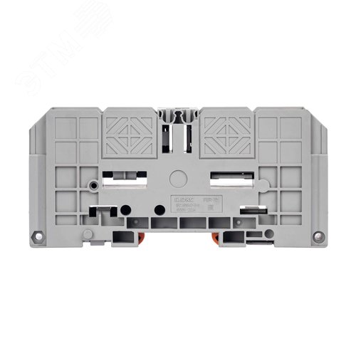 Клемма проходная, болтовой зажим, 2 точки подключения,  70 кв.мм, серая - фото 2