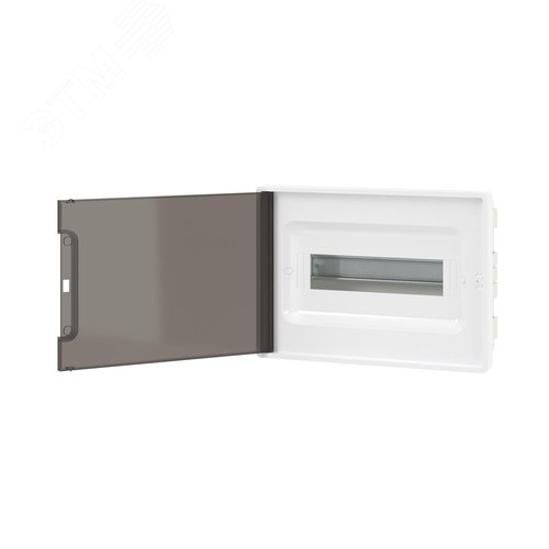 Щиток 12 мод встраиваемый Фрейм (FRAME), белый, с тонированной дверцей, с 2 шинами PEN на 6 и 8 отв. - фото 3