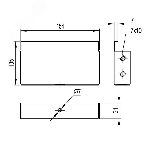 Пластина TC/RRC/RRD/RRS 150х100 - фото 2