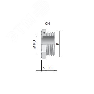 Втулка защитная М32х1.5 - фото 2