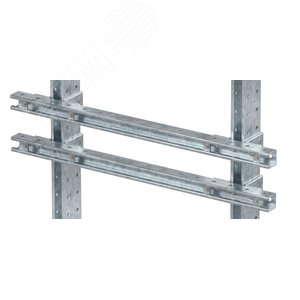 Комплект монтажных профилей на раму для крепления 3 оболочек одного типоразмера с видом защиты Ex e, горячеоцинкованный, длина 900мм - фото 2