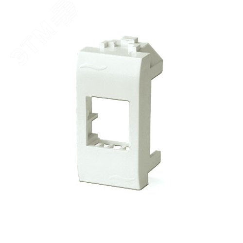 BRAVA Адаптер для информационныx разъемов SIEMON  бежевый 1 модуль - фото 1