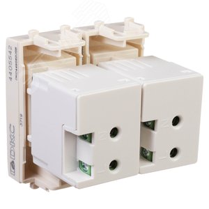 USB зарядное устройство модульное 2.1 А, Avanti, ванильная дымка, 2 модуля - фото 4